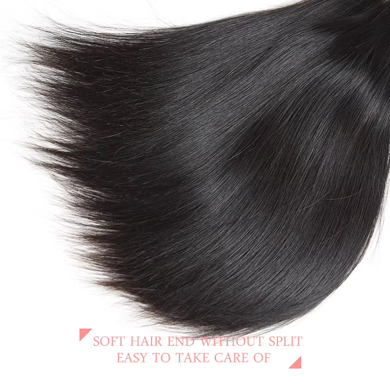 Ali Queen cheveux péruvien droit brut vierge cheveux humains paquets 8 "-28" couleur naturelle 3/4 p