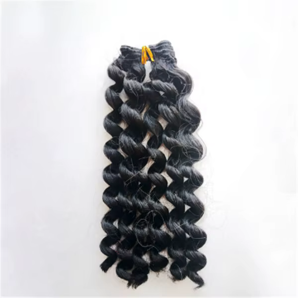 1 pièce Extensions de cheveux bouclés à visser 20*100cm pour toutes les poupées, Perruques DIY, Tiss