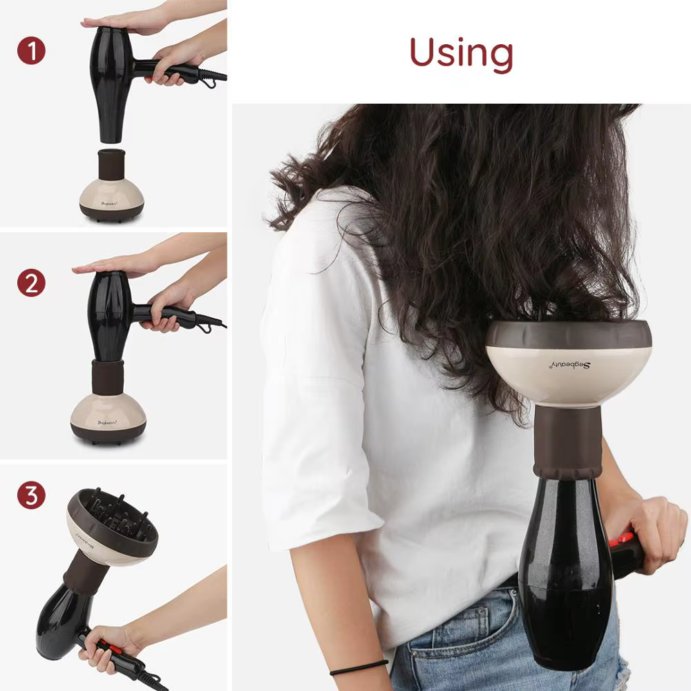 Segbeauty-Couverture de diffuseur de cheveux pour salon de coiffure, bouclés, soins des cheveux, sou