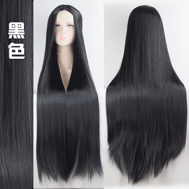 100 cm cosplay perruque longue HSIU fibre haute température perruques synthétiques Cosplay perruques