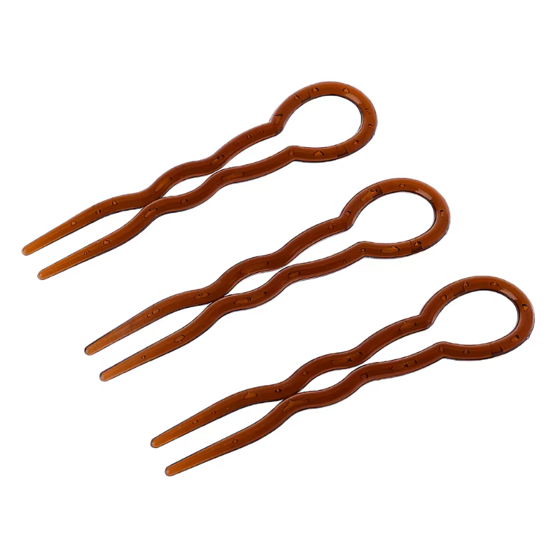 Pinces à cheveux tressées en forme 3 pièces, accessoires coiffure