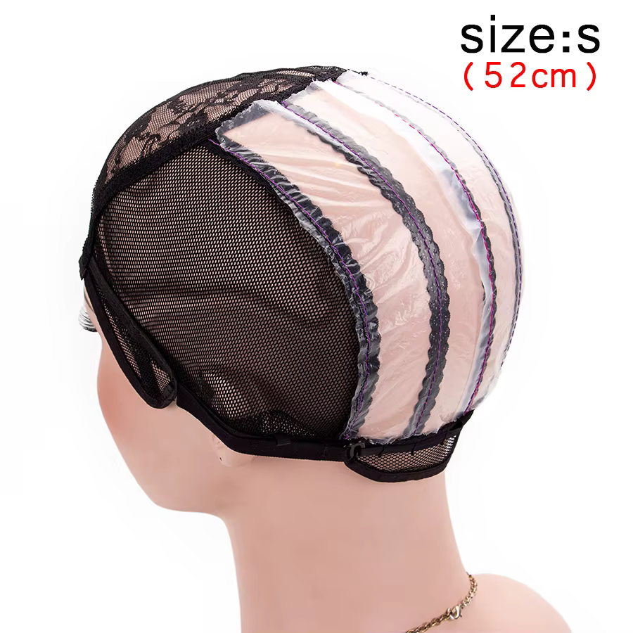Alileader – Bonnets de perruque réglables pas chers S/M/L, 1 pièce, base noire, outil de tissage, bo