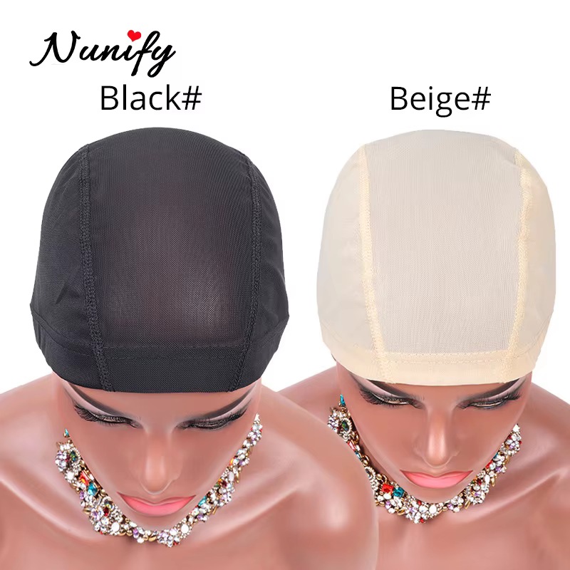 Nunify S/M/L Spandex maille dôme perruque casquette plus facile coudre dans les cheveux extensible t
