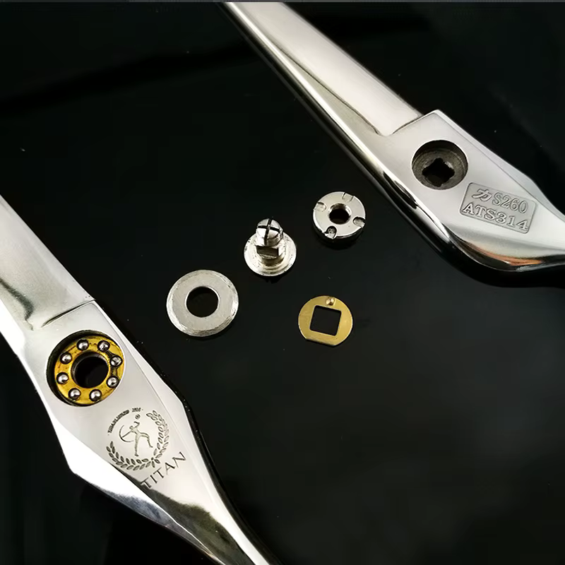 TITAN – ensemble de ciseaux à cheveux professionnels, outils de coupe pour salon de coiffure, ciseau