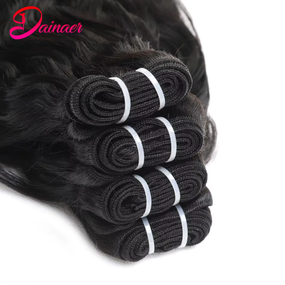 Tissage en Lot Brésilien Naturel Ondulé, Extensions de Cheveux 100% Humains, 3 Pièces