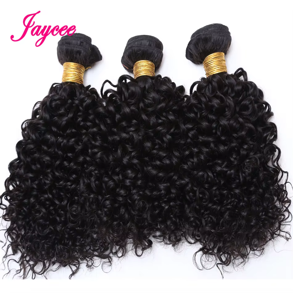 12A Extension de Cheveux bouclés crépus mongols 1/3 paquets traiter tissage de Cheveux humains Tissa