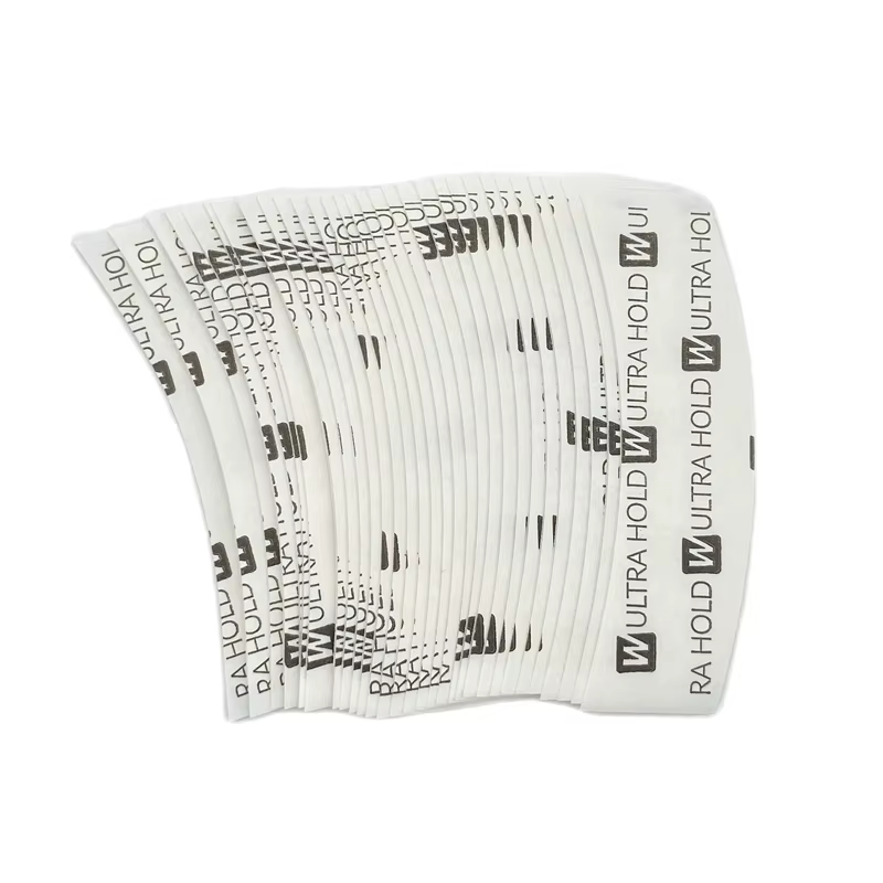 36 pièces 4 formes 7.6 cm * 2.2 cm blanc Ultra tenir ruban dentelle avant bande arc double face ruba