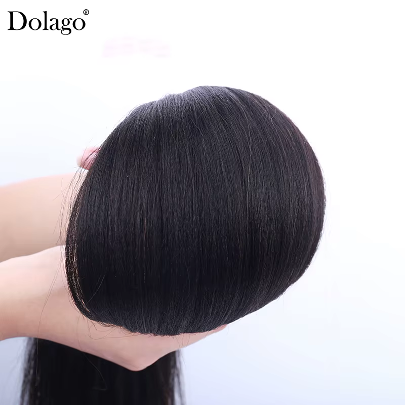 Mèches Brésiliennes Naturelles Noires, Cheveux Crépus Lisses, Yaki Clair, Microlinks, pour Femme