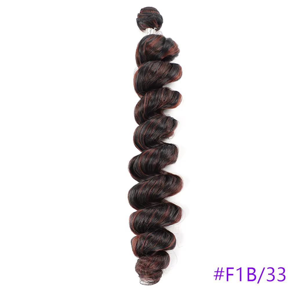 Faisceaux de cheveux synthétiques afro pour femmes, extensions de cheveux ondulés adt, faisceaux de