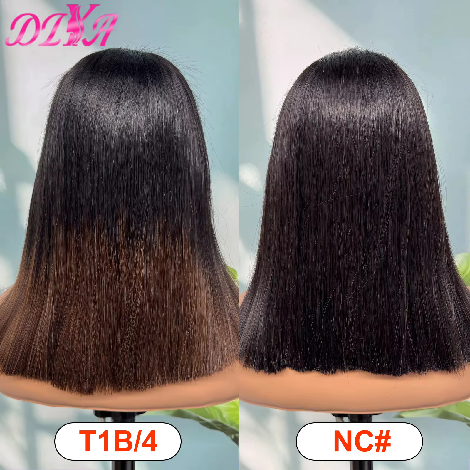 Perruque Bob Lace Closure Wig naturelle, cheveux humains vietnamiens, Double densité, Double os tiré