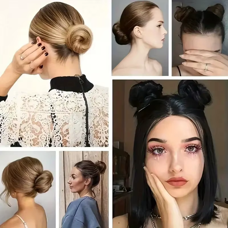 WIGSIN-Chignon synthétique avec élastique pour femmes, accessoires de coiffure, 03/Lazy