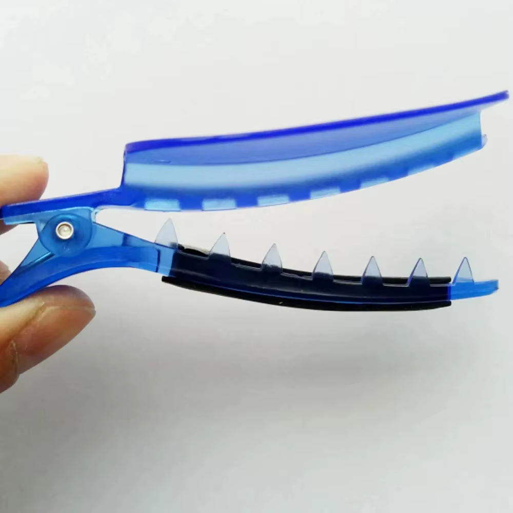 Clips de séparation bleus pour extensions de cheveux – Outils professionnels pour coiffeurs et salon
