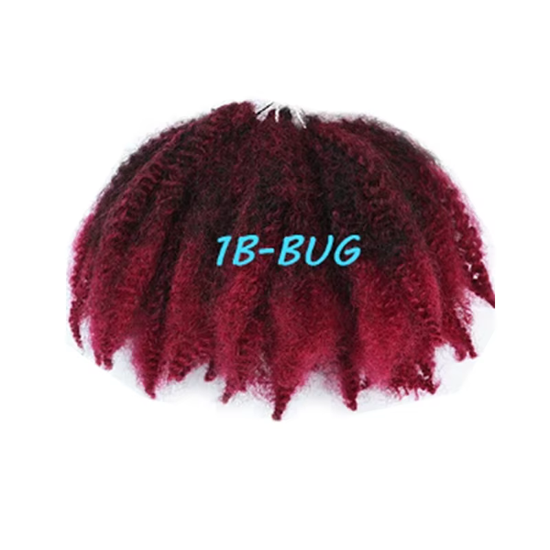 Tresses synthétiques de 8 pouces, Extensions capillaires Afro douces et crépues au Crochet, serrures