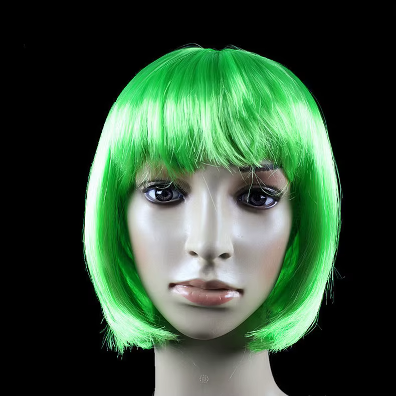 Perruque bleue pour filles, Anime, Cosplay coccinelle, accessoires de Costumes d'halloween, perruque