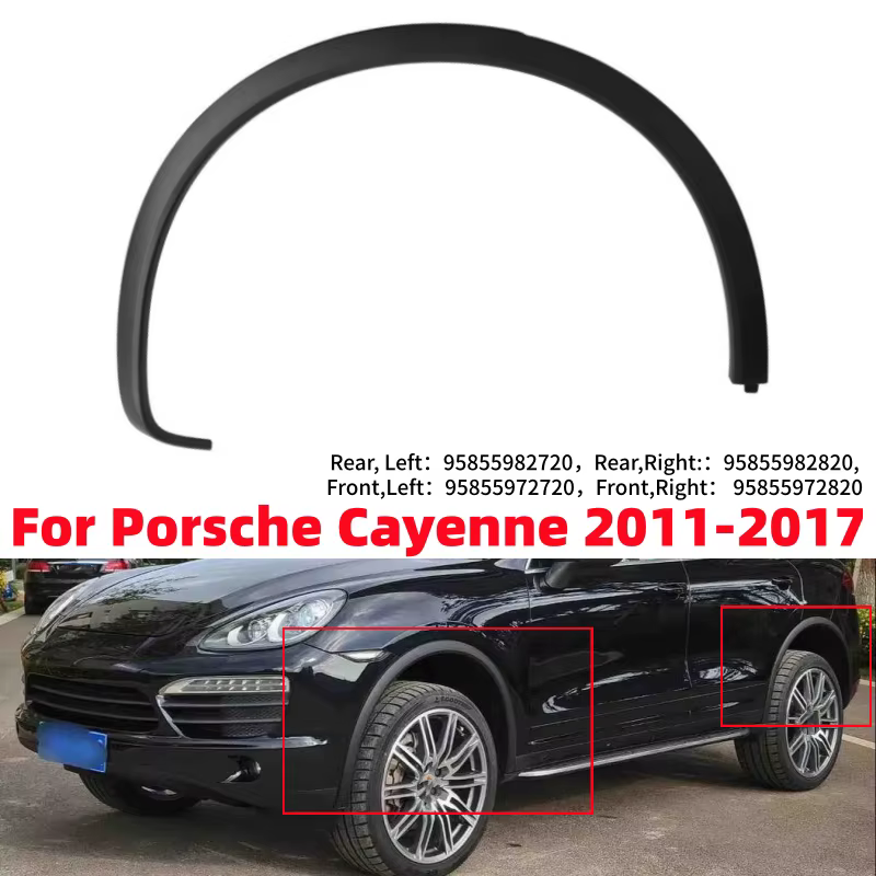 Extensions de garde-boue latérales pour voiture, protection de l'arche de roue, garniture de garde-b