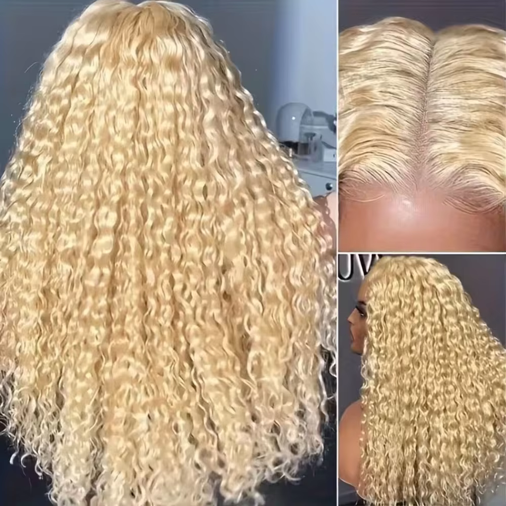 30 32 pouces 613 vague profonde lâche 13x6 HD dentelle frontale perruques bouclés brésilien cheveux