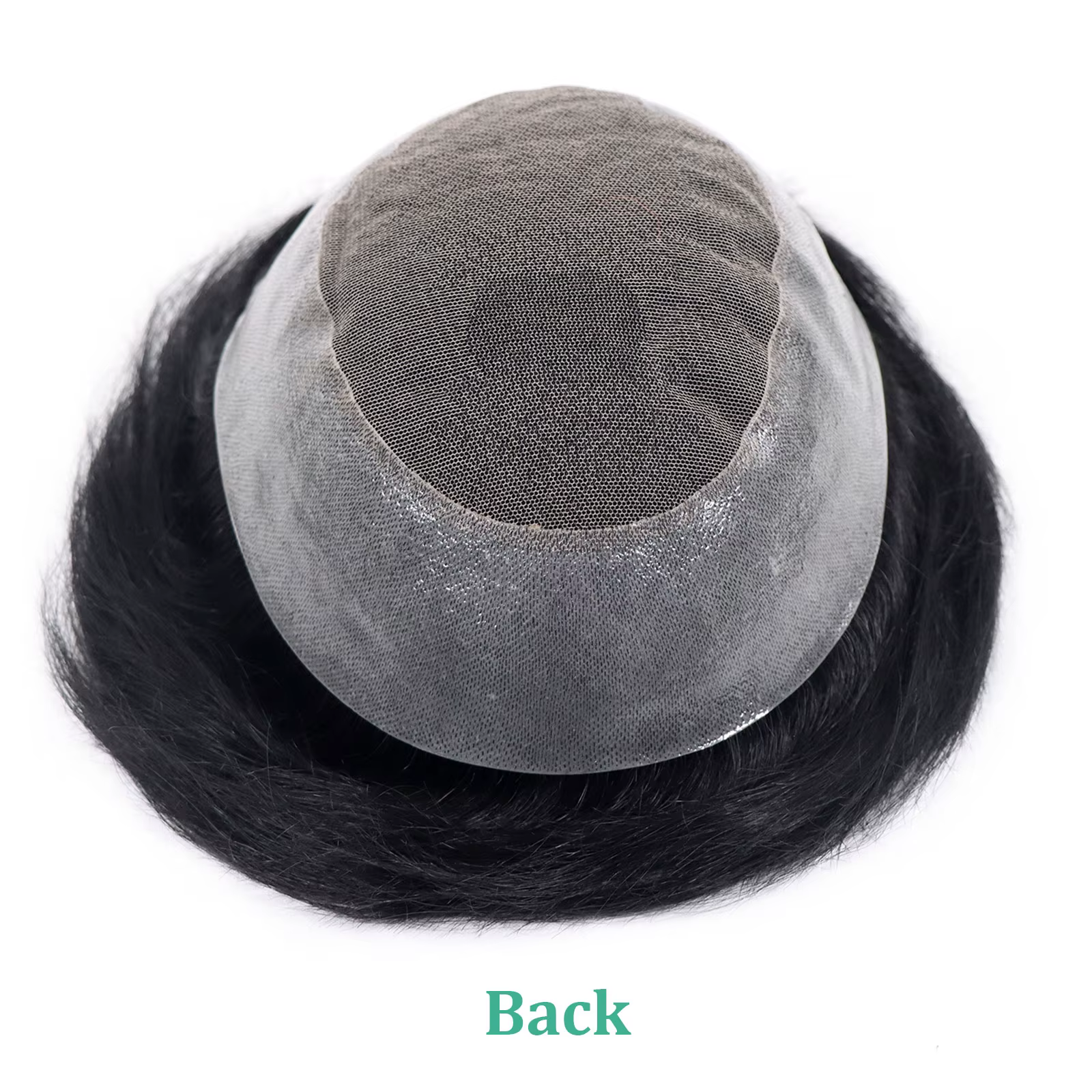 7x9 Australie Base Toupet Dentelle Avec PU Toupet Homme # 1B perruque masculine toupet de cheveux hu