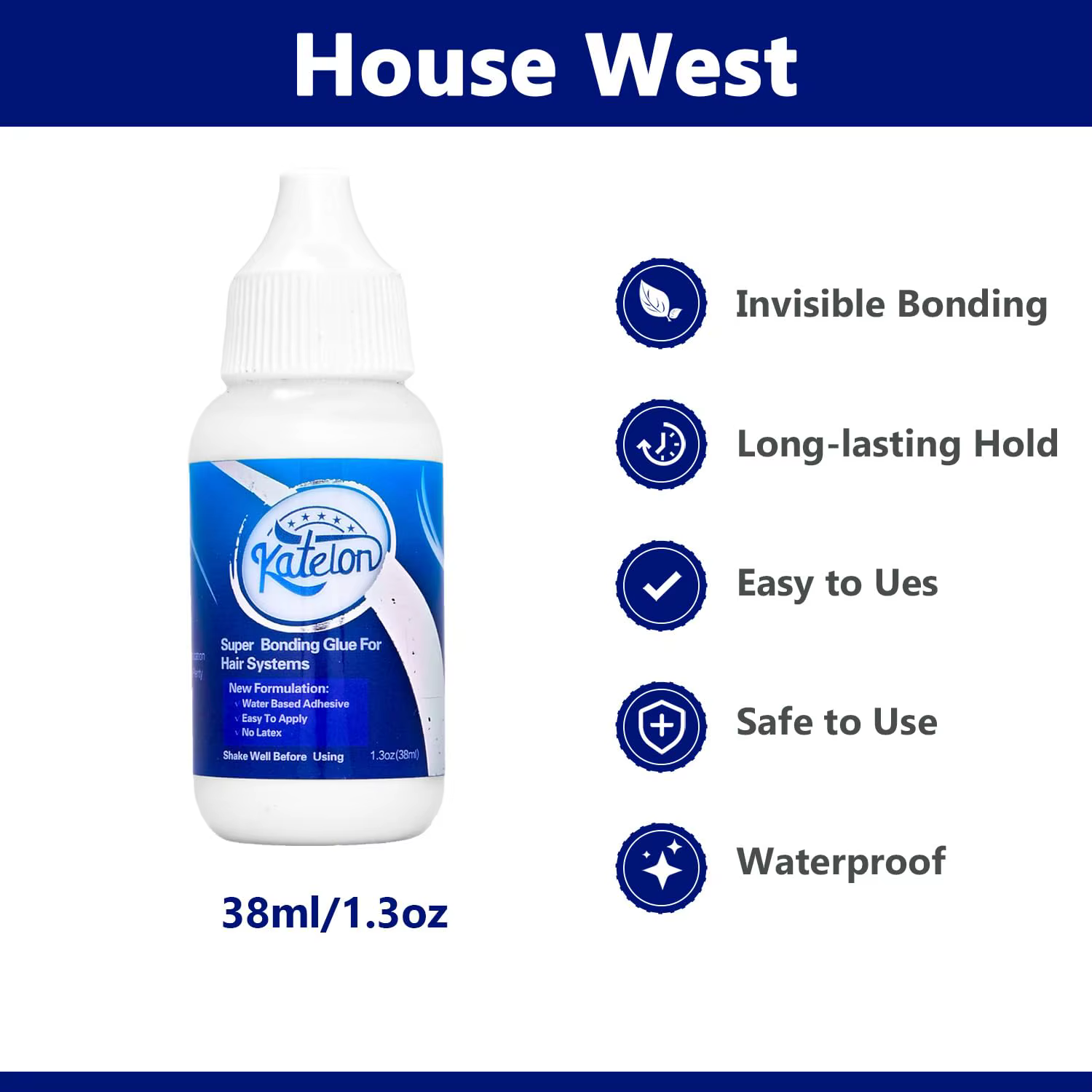 Ensemble d'adhésif et dissolvant de colle pour perruque, colle de liaison de remplacement d'air Invi