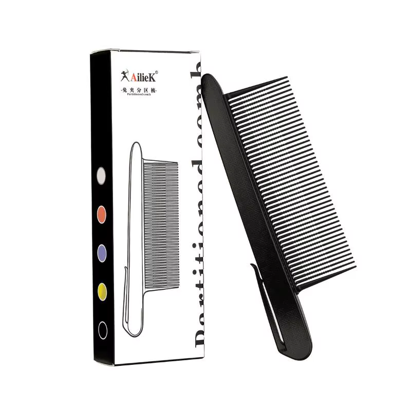 Pince à cheveux professionnelle 1 pièce pour salon de coiffure, peigne à dents larges pour coupe, co