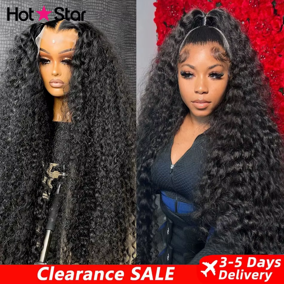 Perruques en cheveux humains bouclés malaisiens 13x6, 40 pouces, perruques frontales en dentelle HD 