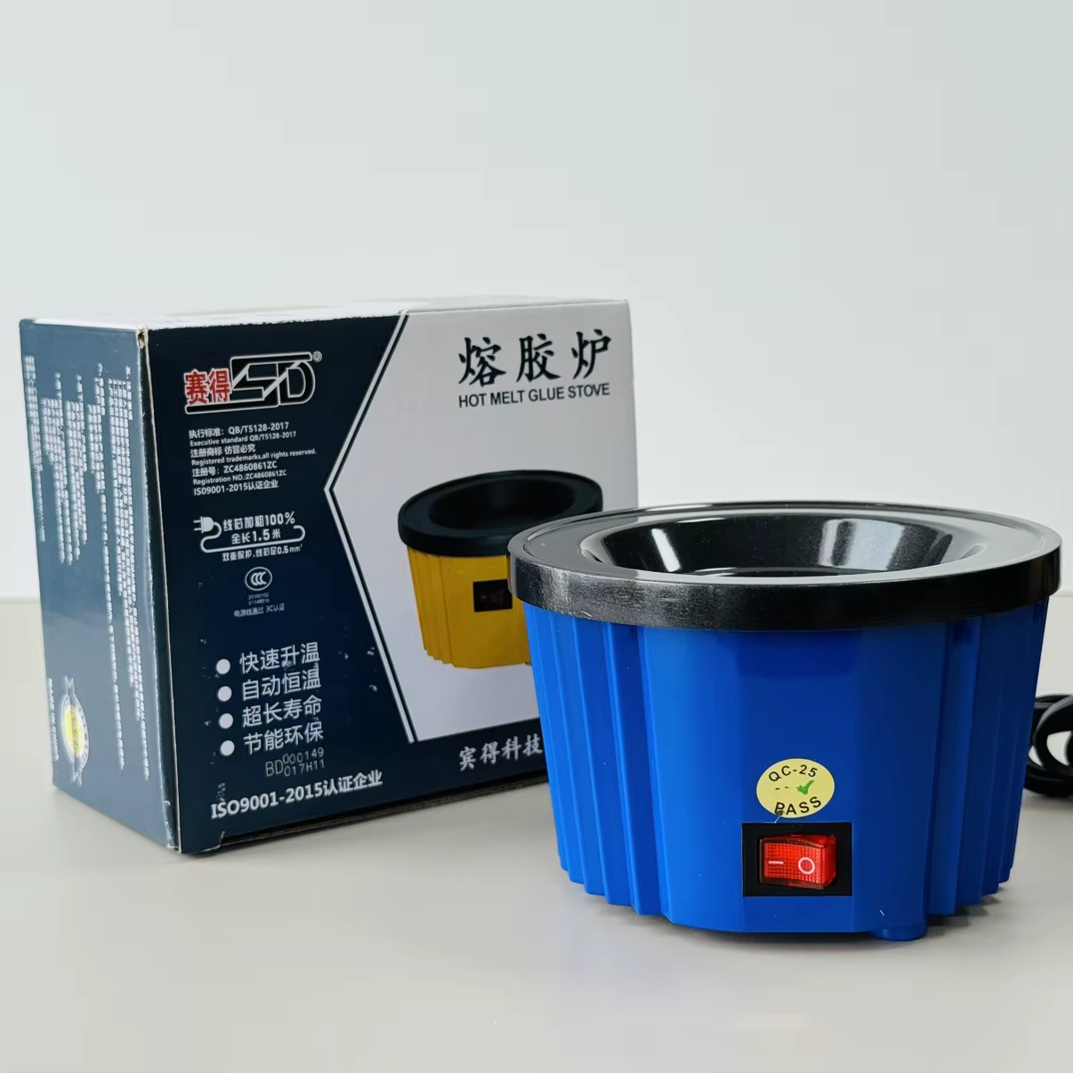 Pot de colle chaude avec 100W kératine colle Fusion fondu Pot chaud température constante pour Exten