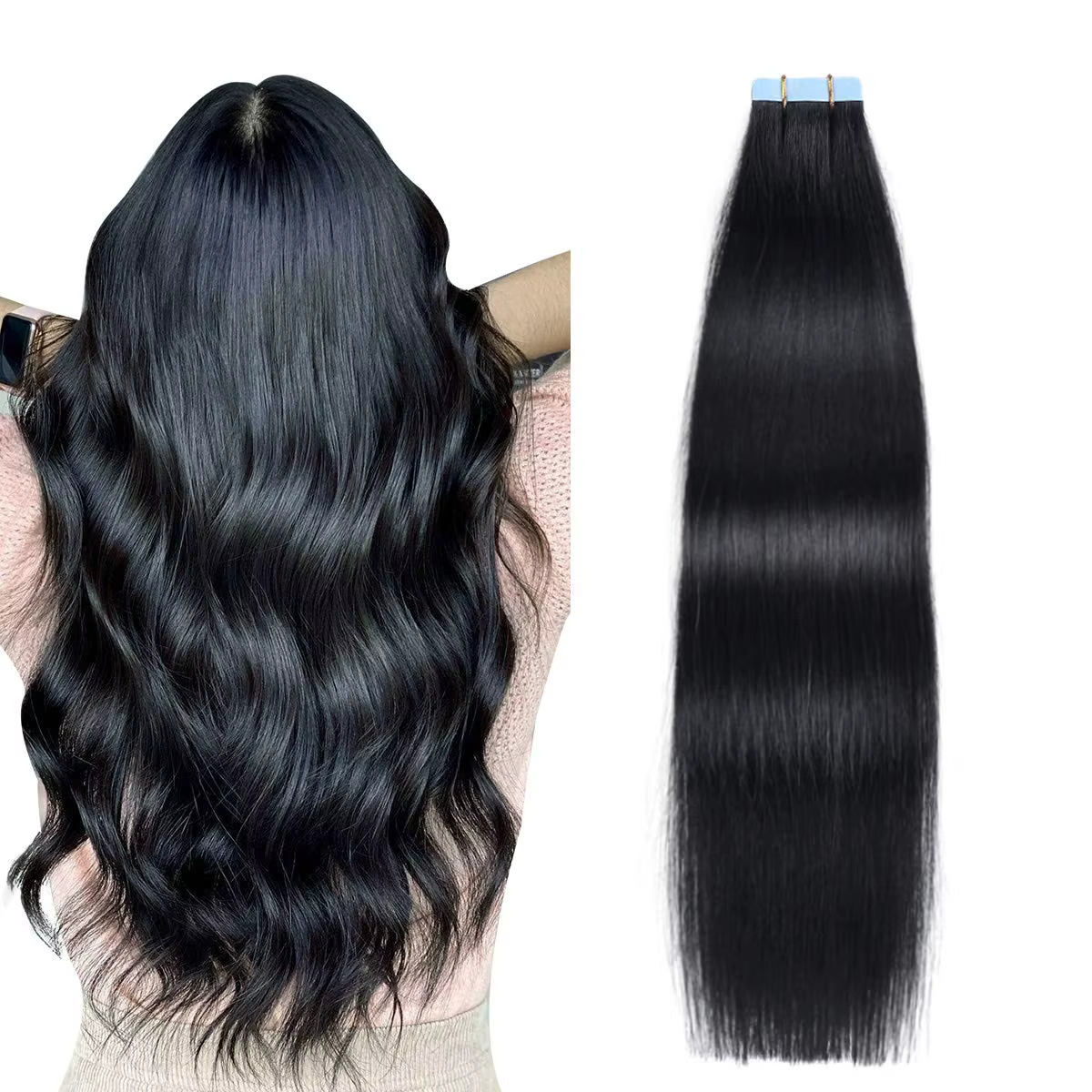 Extensions de cheveux humains bande dans les Extensions de cheveux bande Invisible dans les Extensio