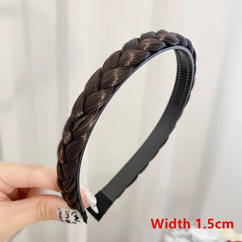 Perruque synthétique tressée torsadée pour femmes, bandes de cheveux, tresses à la mode, accessoires