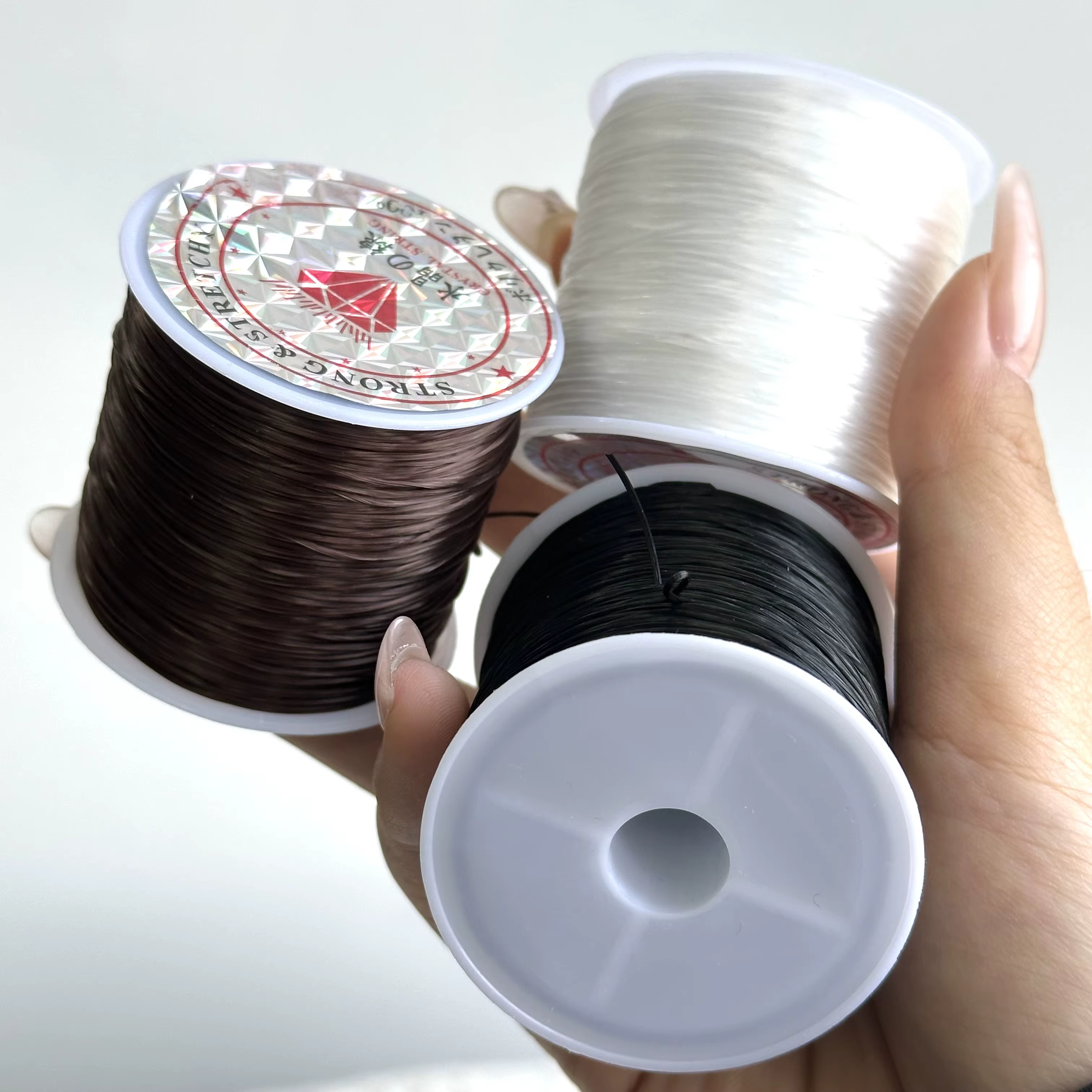 Filet à cheveux pour perruque, fil de coton à coudre, trame d'extension de cheveux, fil de tissage, 