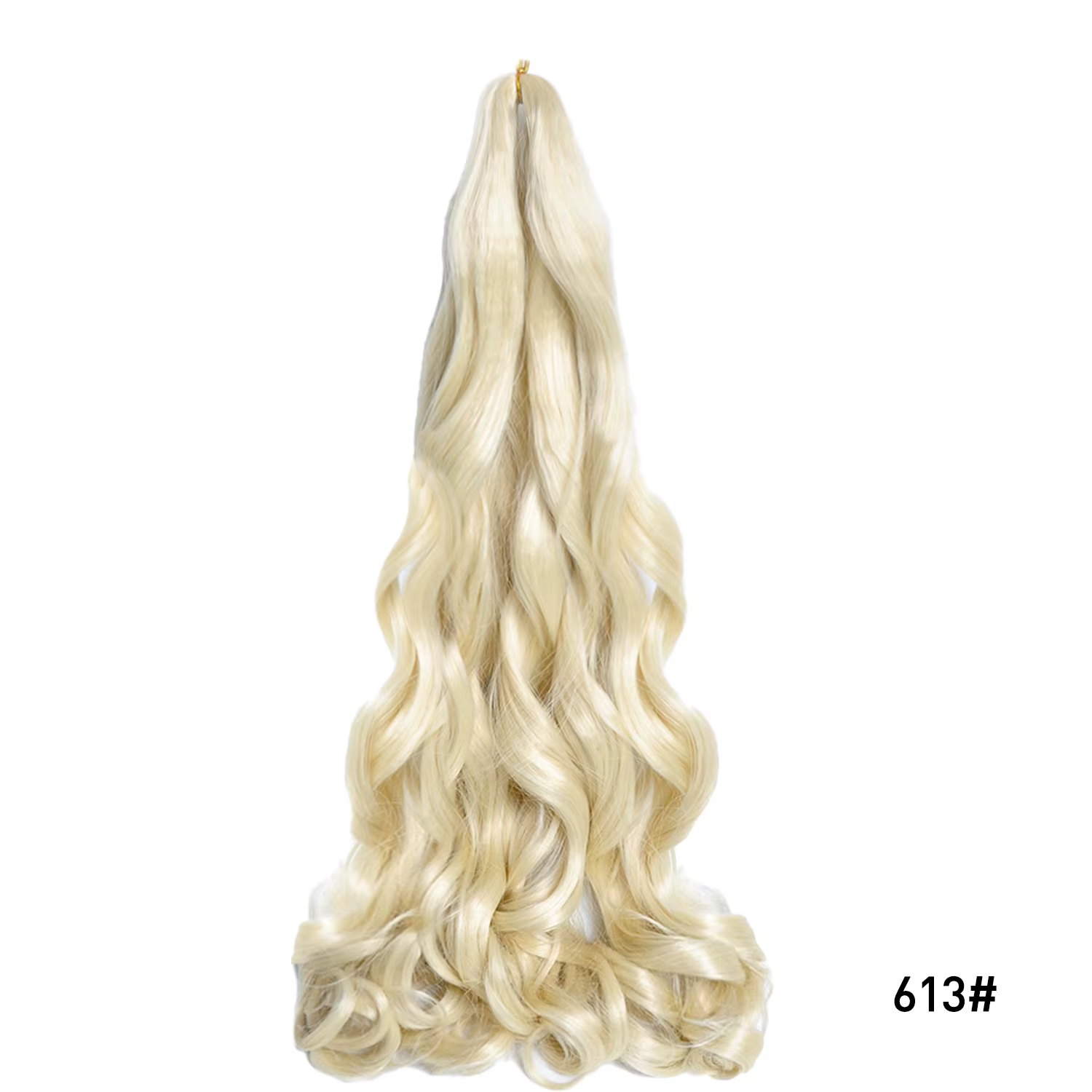Boucles françaises tressage Hair14 pouces boucles en spirale synthétiques tresses Extensions de chev