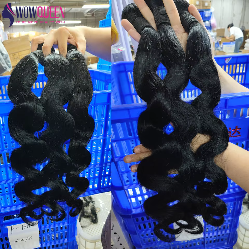 Tissage en Lot Péruvien Remy 100% Naturel, Body Wave, 28 30 32, Longueur Réelle, Extensions de Cheve