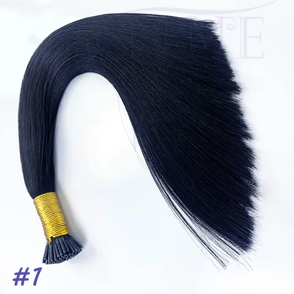 JSNcloser-Extensions de Cheveux Humains Naturels Lisses de Haute Qualité, KerBrian, Pointe de Bâton