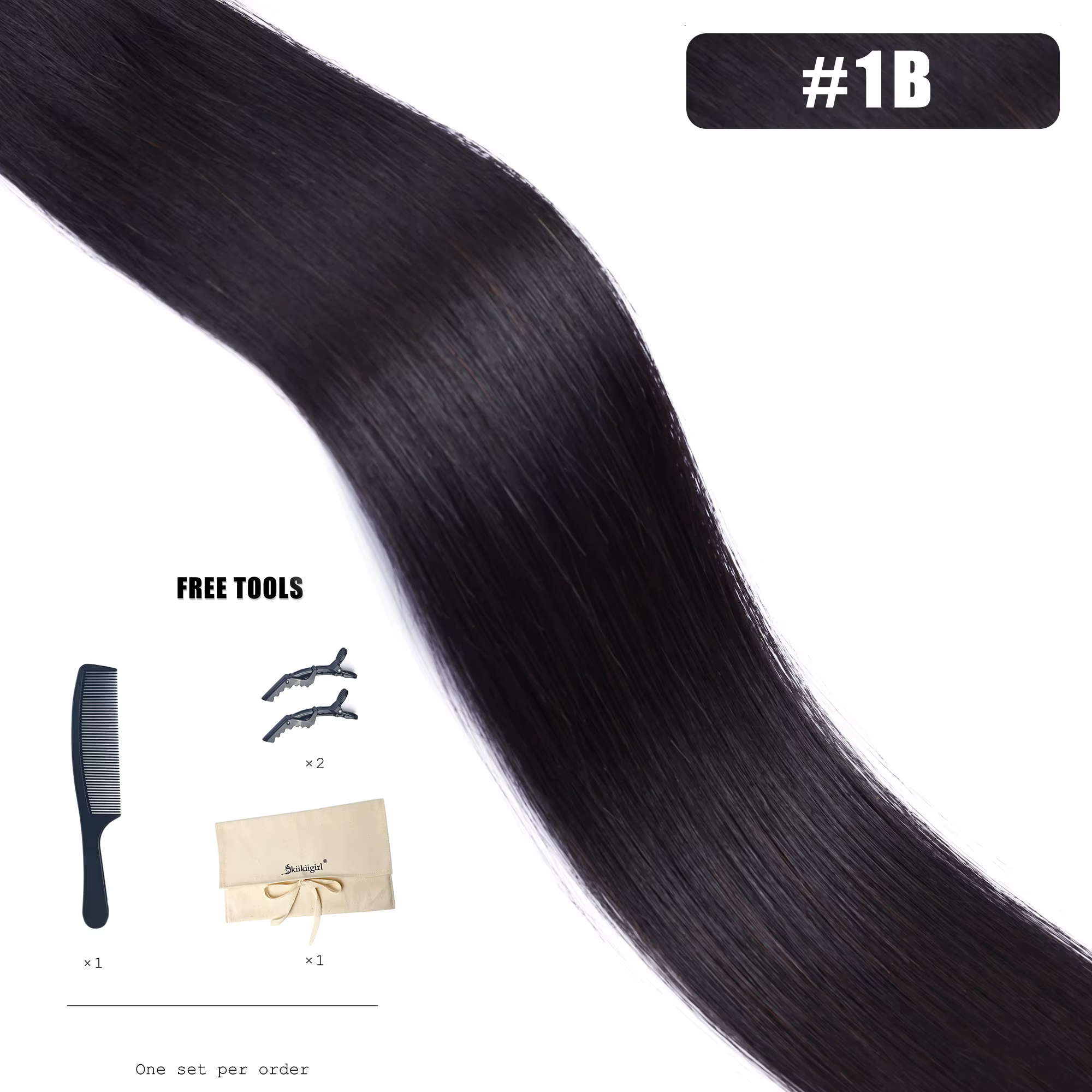 Extensions de cheveux humains Butterfly Genius Weft 100G/pièce, cheveux lisses, trame pleine, qualit