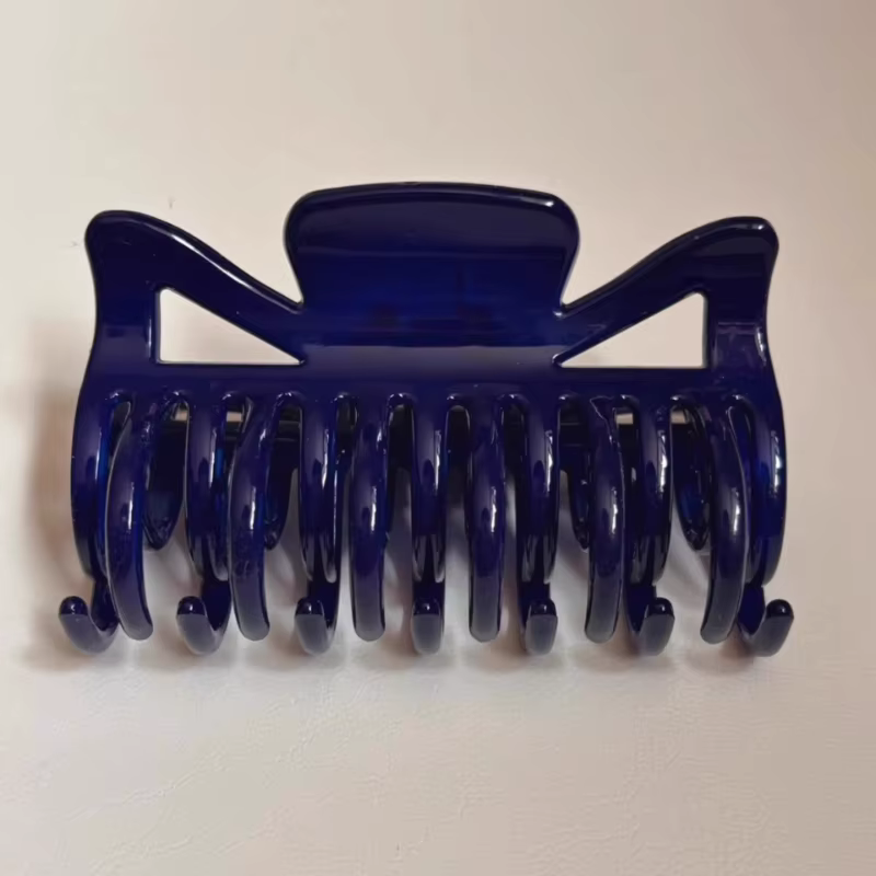 Pince à cheveux de style français classique pour femmes, grande pince à cheveux en acrylique à maint