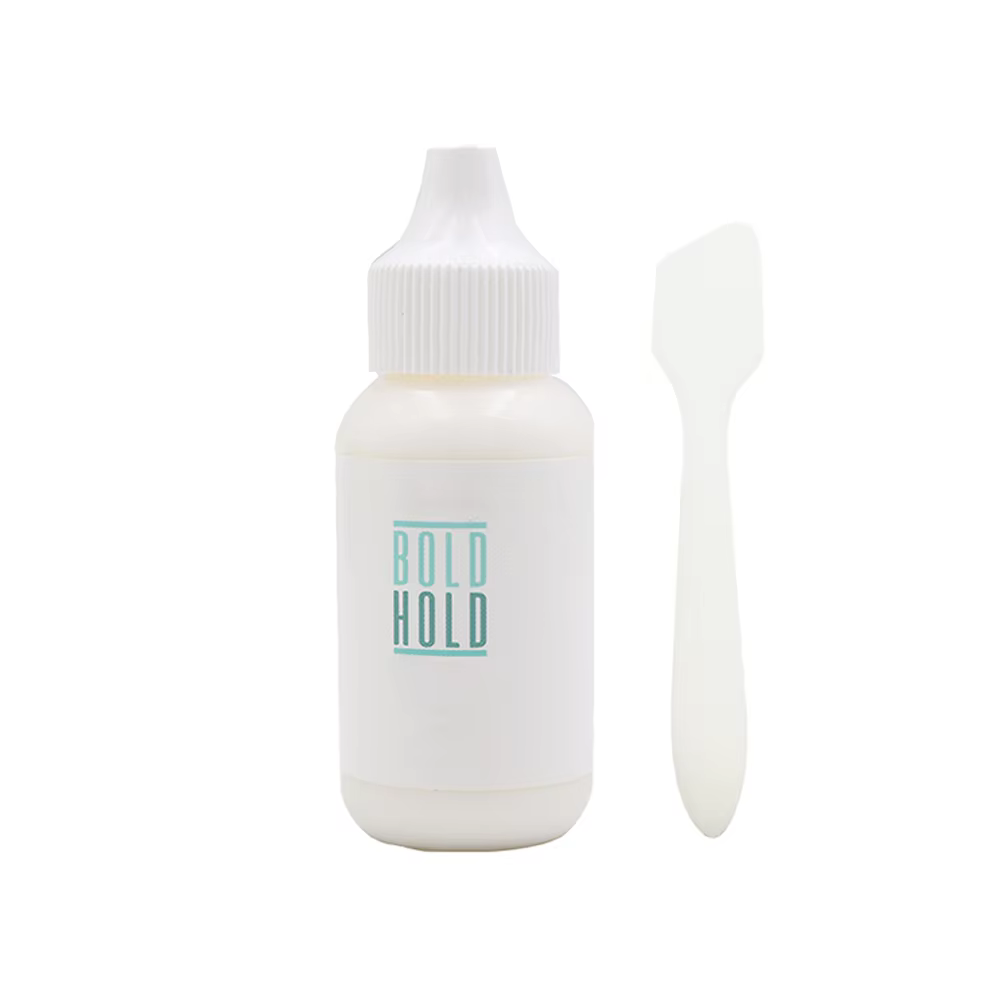 Colle imperméable pour perruque, colle pour perruque avant en dentelle, prise de bain de marque priv