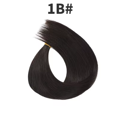 Extensions de cheveux à clipser 100% cheveux humains, lot de 7 pièces, trame droite, choix de couleu