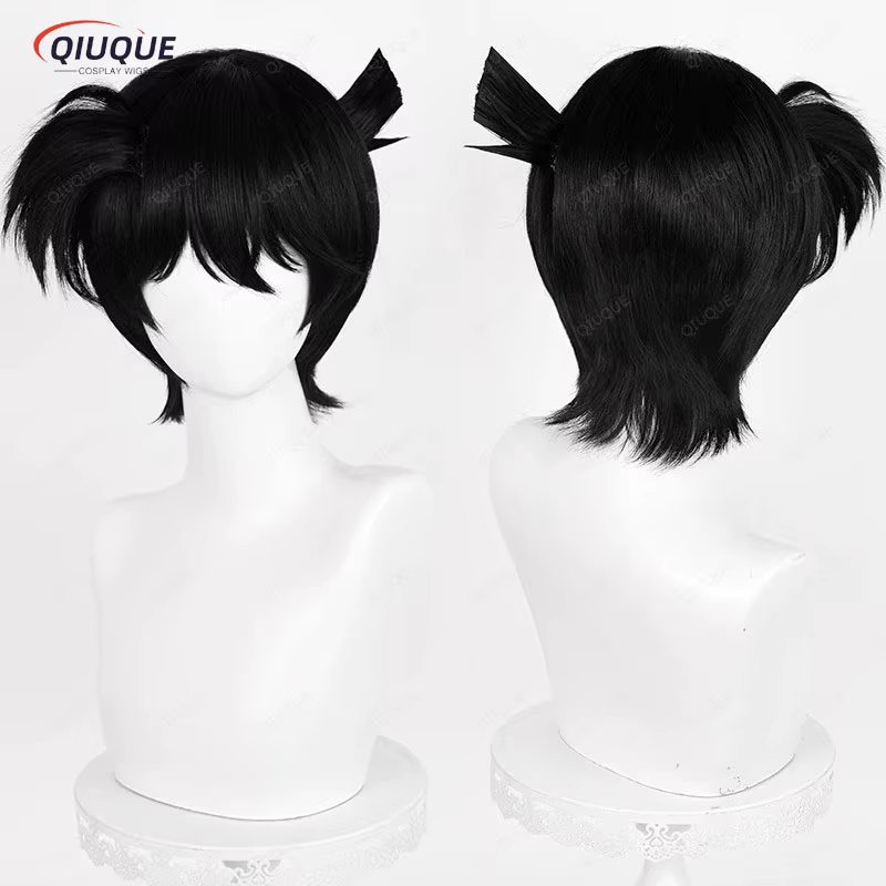Kudou-Perruque de Cosplay Kendpiercplay noire, Conan Edogawa, Jimmy Kudo, perruques de Cosplay Anime