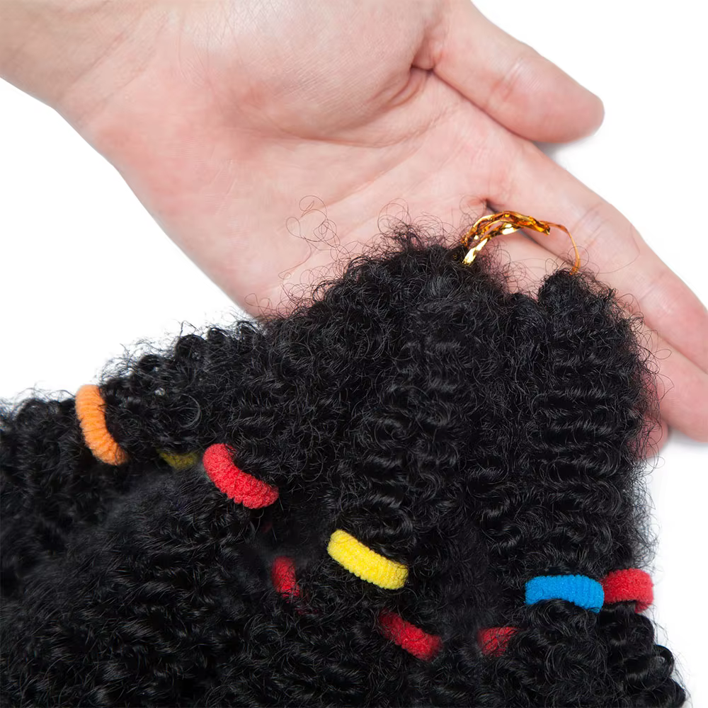 Afro crépus cheveux pré étiré Afro crépus torsion cheveux tressage cheveux crépus torsion Crochet tr