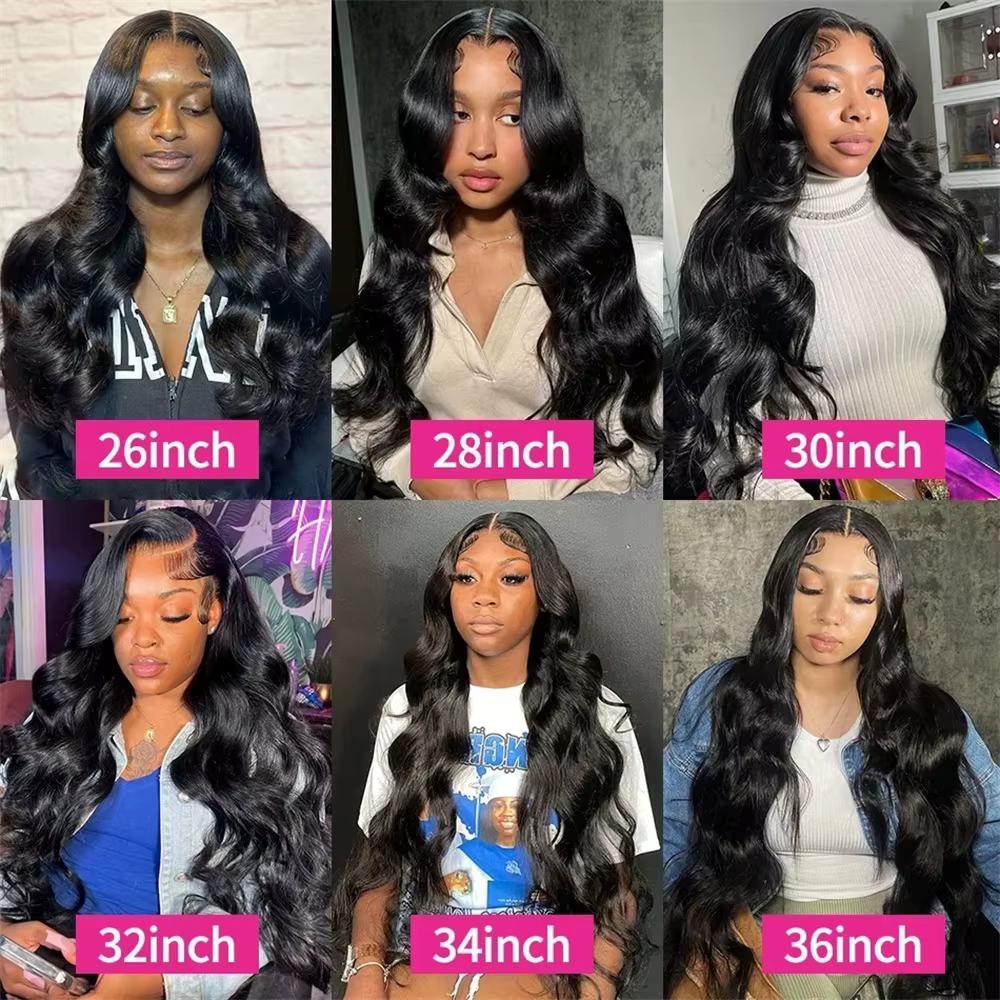 Perruques Bling Hair en cheveux humains, densité 180, ondulées, avec frontal en dentelle 13x6 et 13x