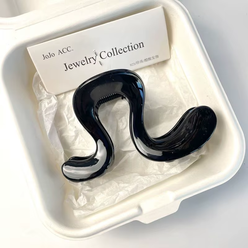 Nouvelle Pince à Cheveux Grande Griffe 2026 pour Queue de Cheval Haute, Pince Requin pour Chignon, É
