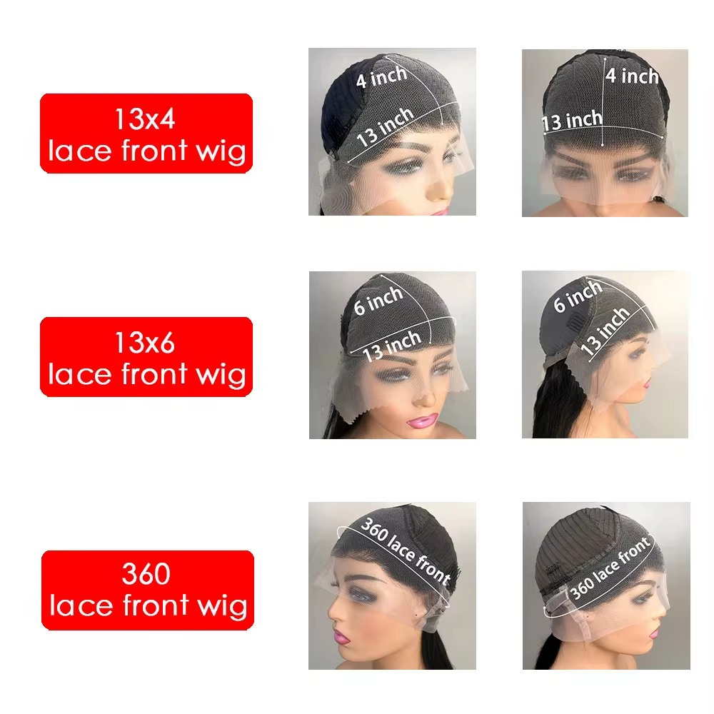 Perruques de cheveux humains bouclés 250% de densité, Deep Wave, 13x6, 360 HD, pré-épilées, avec den