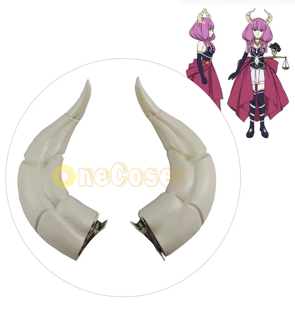 Aura Cosplay Perruque, Cheveux en Fibre et Bonnet, Anime Frieren Beyond 150.'s End, Aura the Guillot