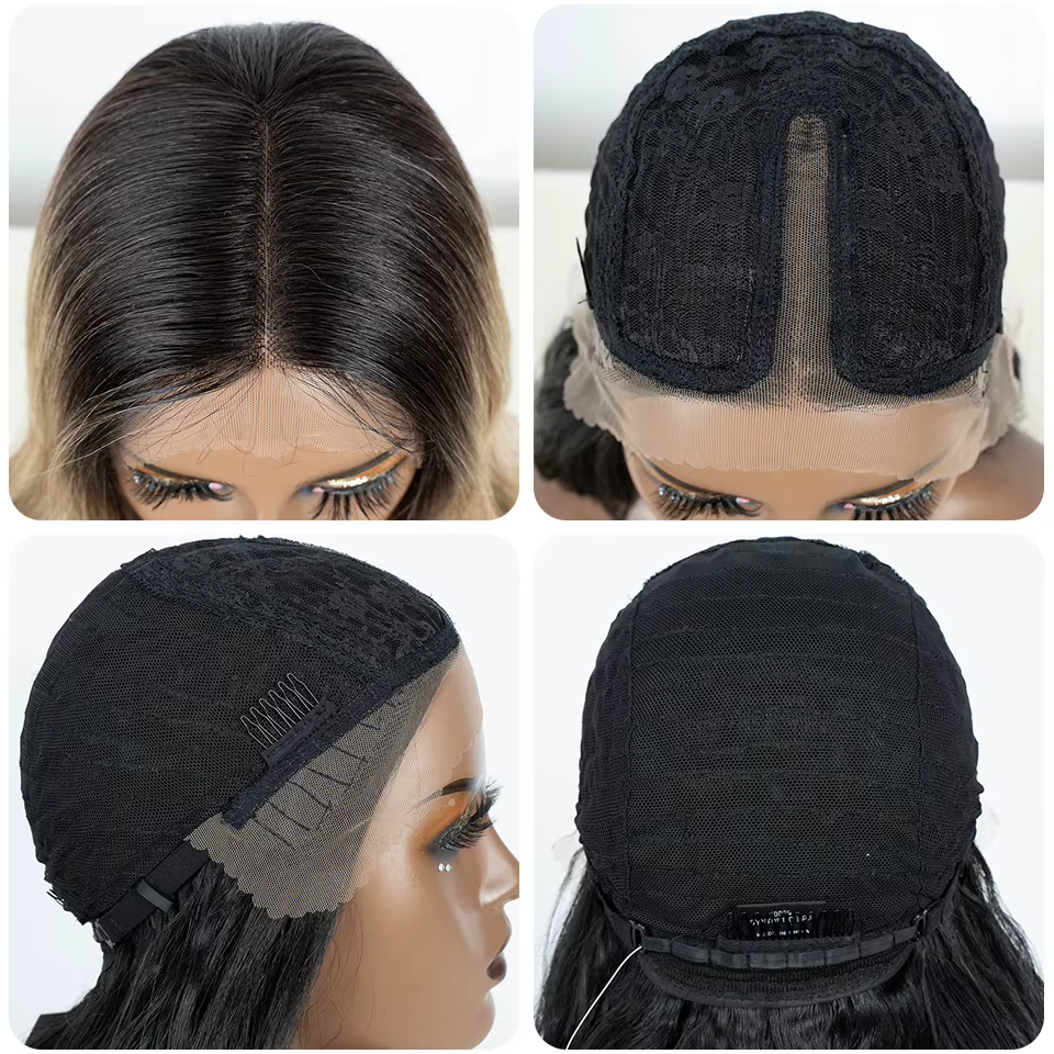 Perruque Lace Front Wig synthétique 30 pouces-Noble, perruque Lace Wig longue ondulée 360 0mbre blon