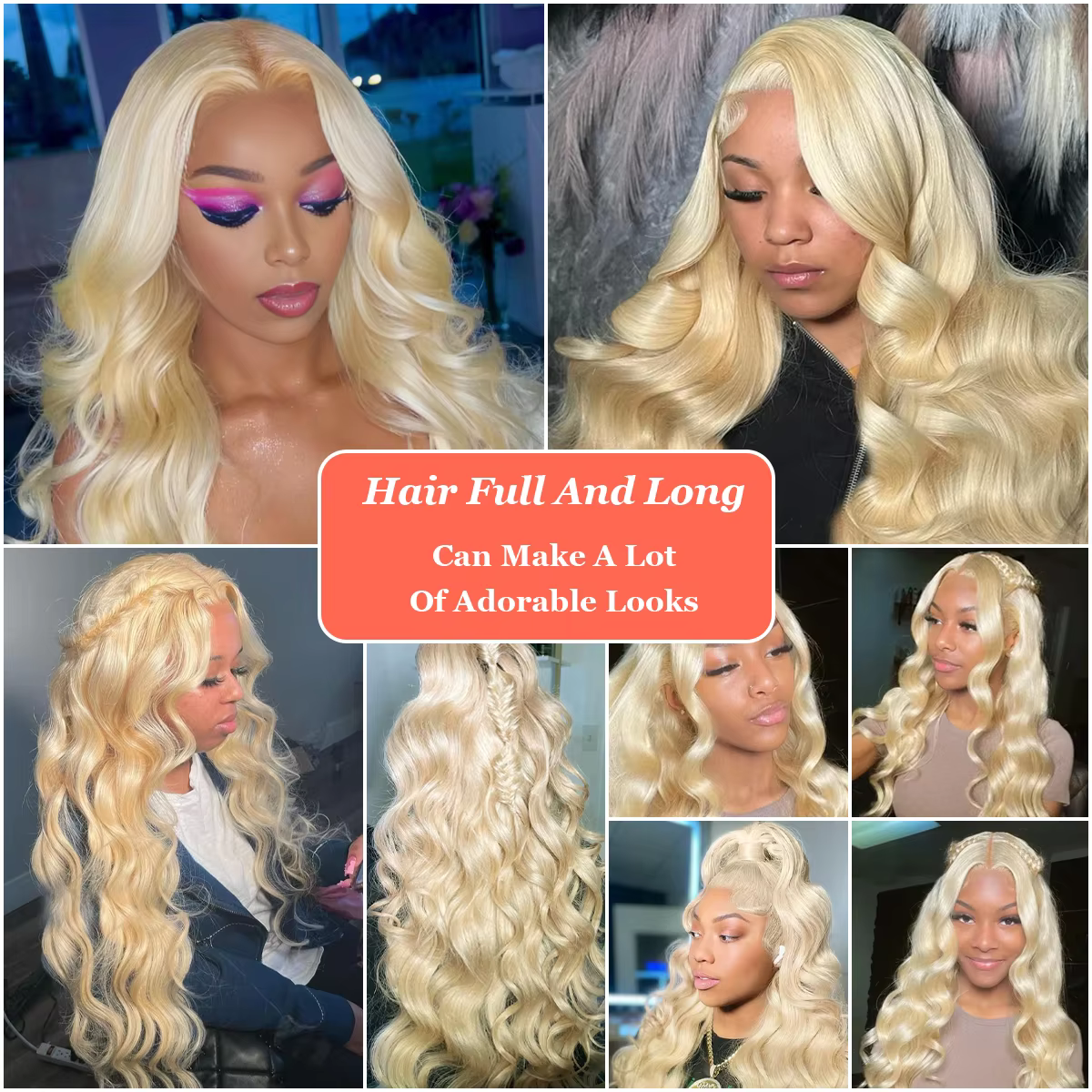 36 pouces # 613 miel blond 220% densité vague de corps 13x4 13x6 HD Transparent dentelle frontale pe