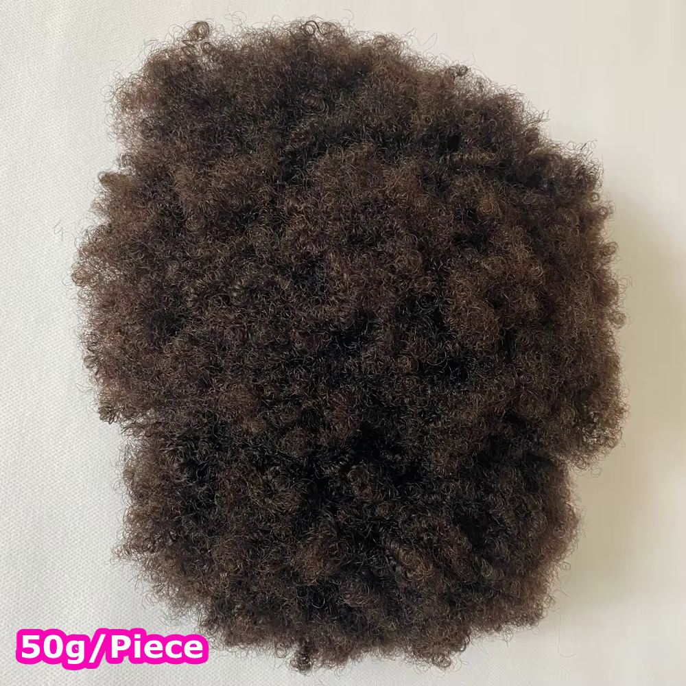 Tresses moelleuses Afro crépus bouclés paquets cheveux humains crépus bouclés tisse Extensions de ch
