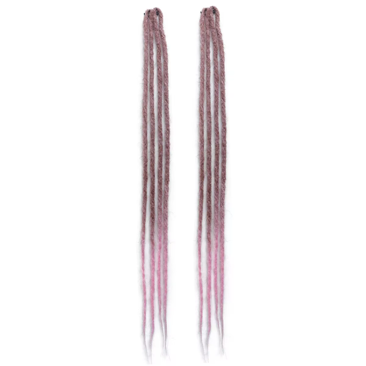 Extensions de cheveux synthétiques à clipser, 2 pièces, perruque synthétique, accessoires de cheveux
