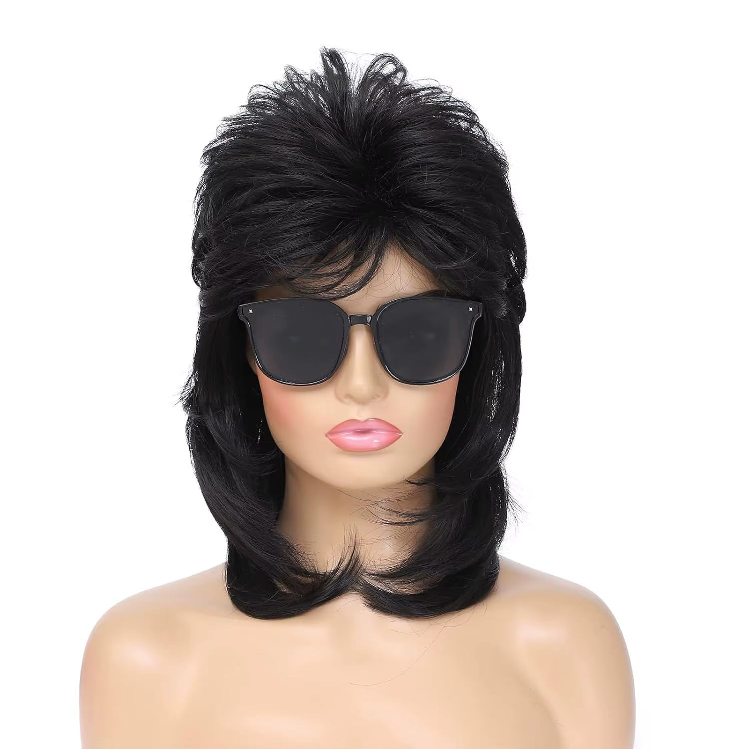 Perruques mulet pour femmes Joe Dirt Emo perruque 80s 90s Costumes fantaisie accessoire de fête Cosp