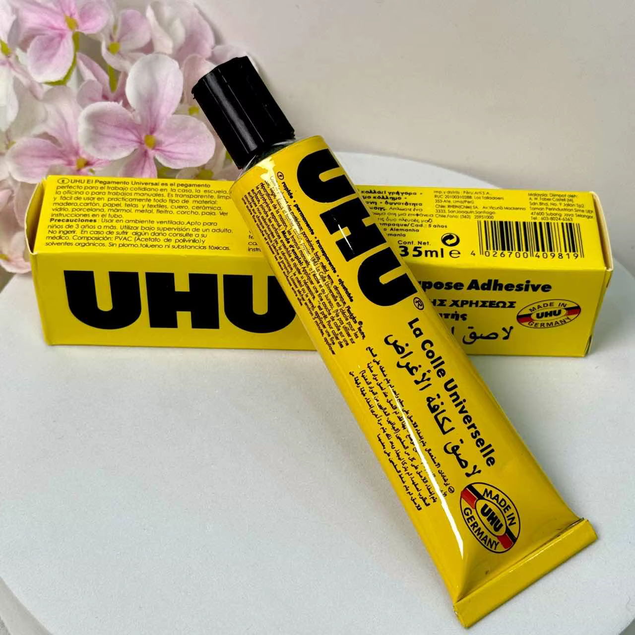 Colle UHU pour extensions capillaires – Adhésif à forte tenue pour la pose de kératine, les mèches d