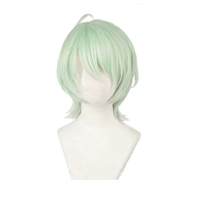 Byleth Beleth – perruque de Cosplay, verte claire, synthétique, résistante à la chaleur, avec bonnet