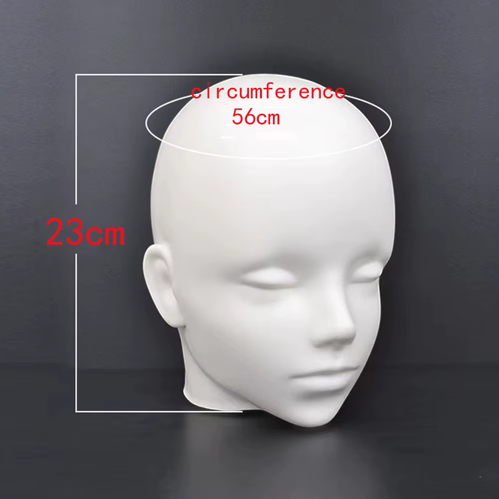 Perruque tête modèle Mannequin factice perruque lunettes chapeau présentoir support postiches suppor