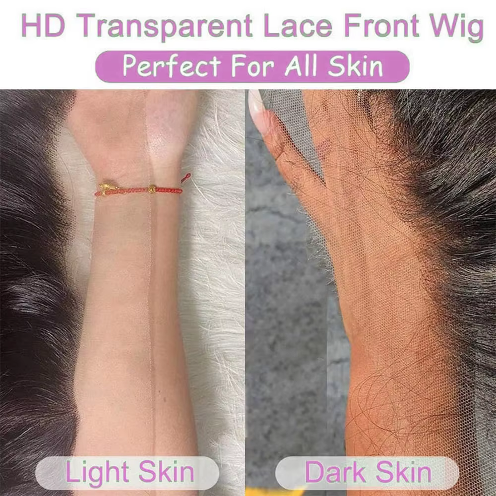 13x6 Hd dentelle vague profonde avant perruques cheveux humains vague d'eau bouclés perruques 30 40